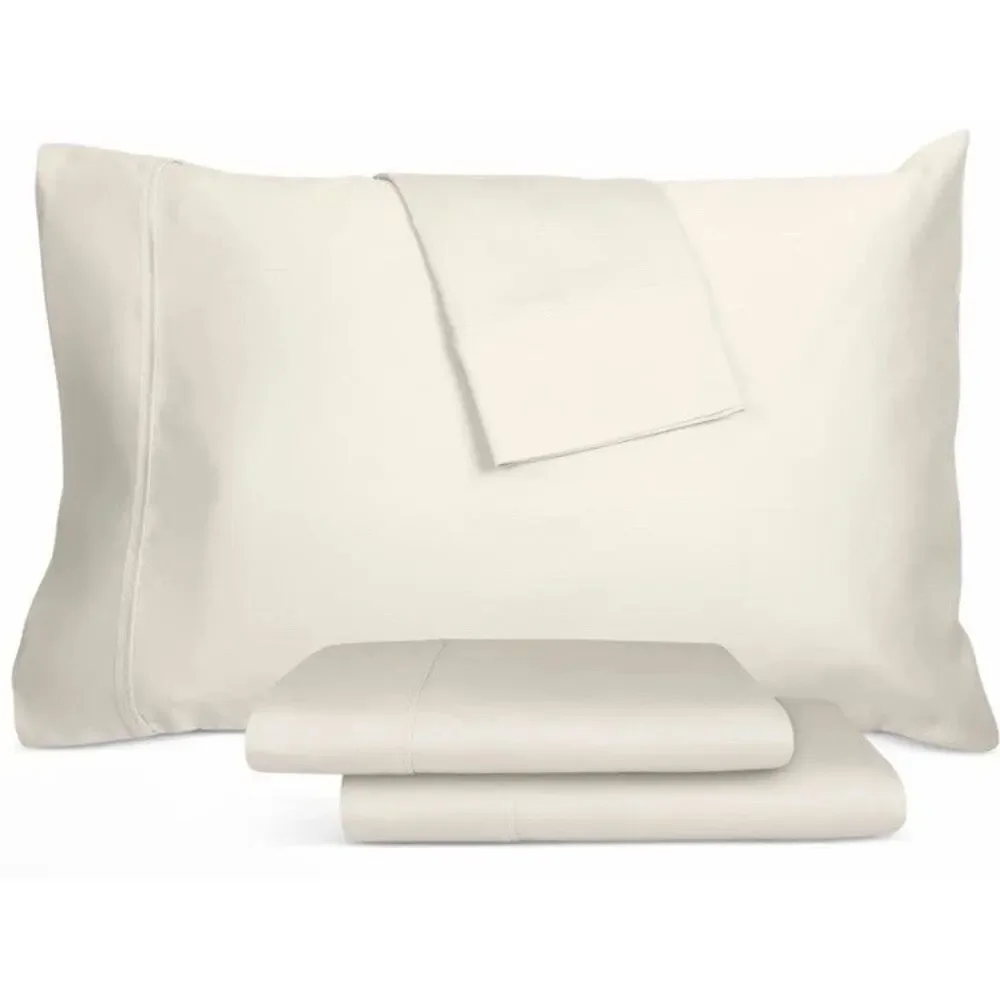Serene Sleep Ivory 1000 Thread Count 4-Pc. Sheet Set Full NWT $160